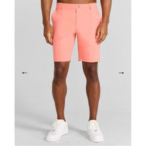 Redvanly Shorts Mens XXL Coral Hanover Golf Stretch Performance Pull On 7.5" NEW